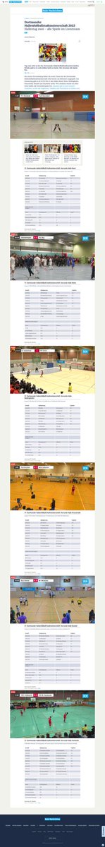 tweibert's tweet photo. Die @RN_Dortmund übertragen exklusiv die Hallen-Stadtmeisterschaft Dortmund, aus allen sechs Hallen. Und packen dann alle sechs Streams auf eine einzelne Seite. Und alle mit Auto-Play. 🤦‍♂️ https://t.co/FXzOaEJ3Wm