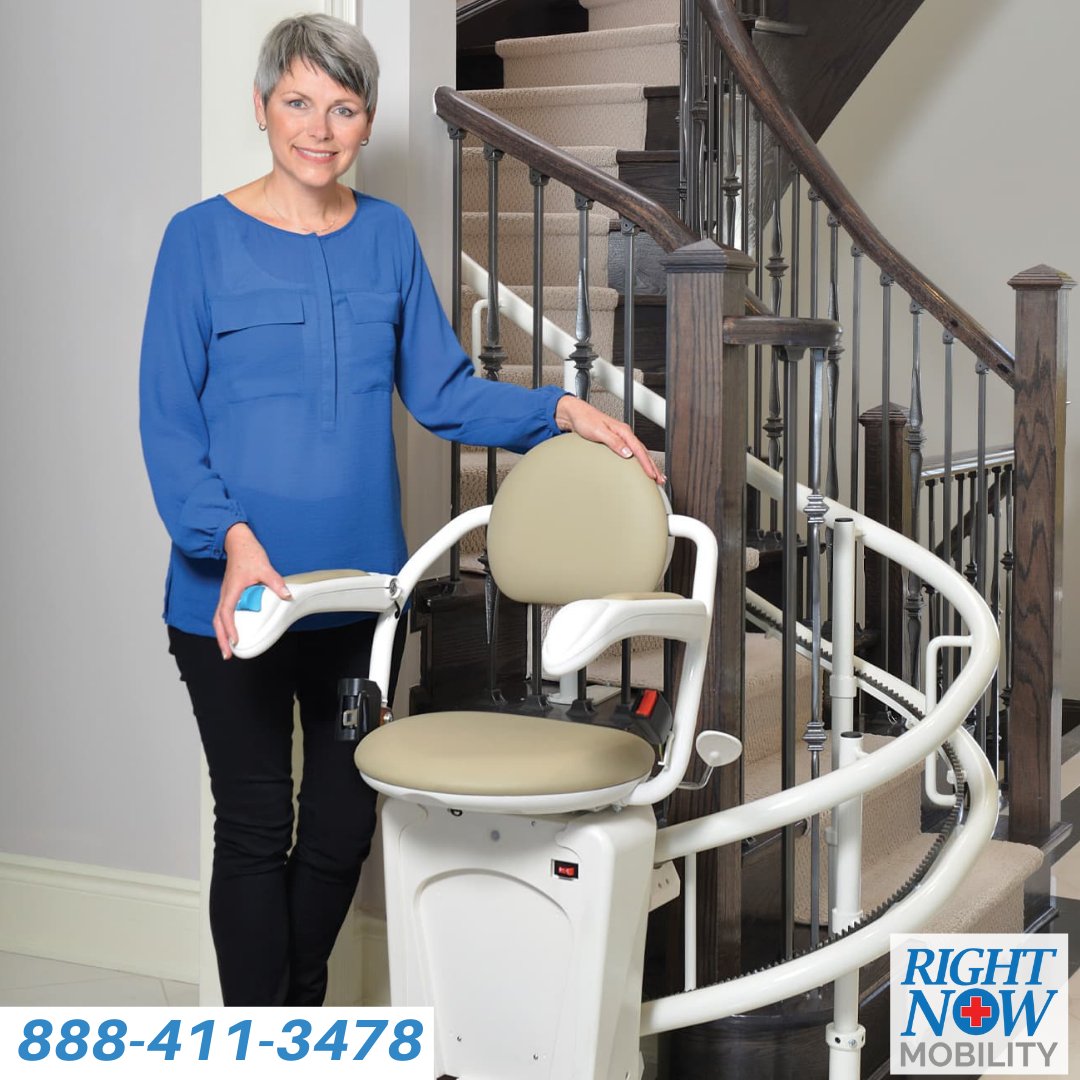 rightnowmob's tweet photo. We are your Tri-state #stairlift experts. Whether your staircase is spiral, straight, or has landings, we'll offer you the most affordable solution for your needs, and install it right now. Schedule a free, no-obligation consultation today! csr@rightnowmobility.com #Cincinnati https://t.co/paEjVF28sQ
