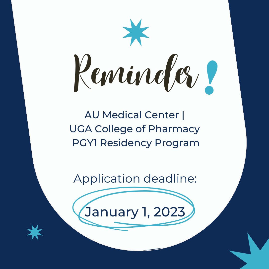Remember to get your application in by January 1 at 11:59pm! 🤩