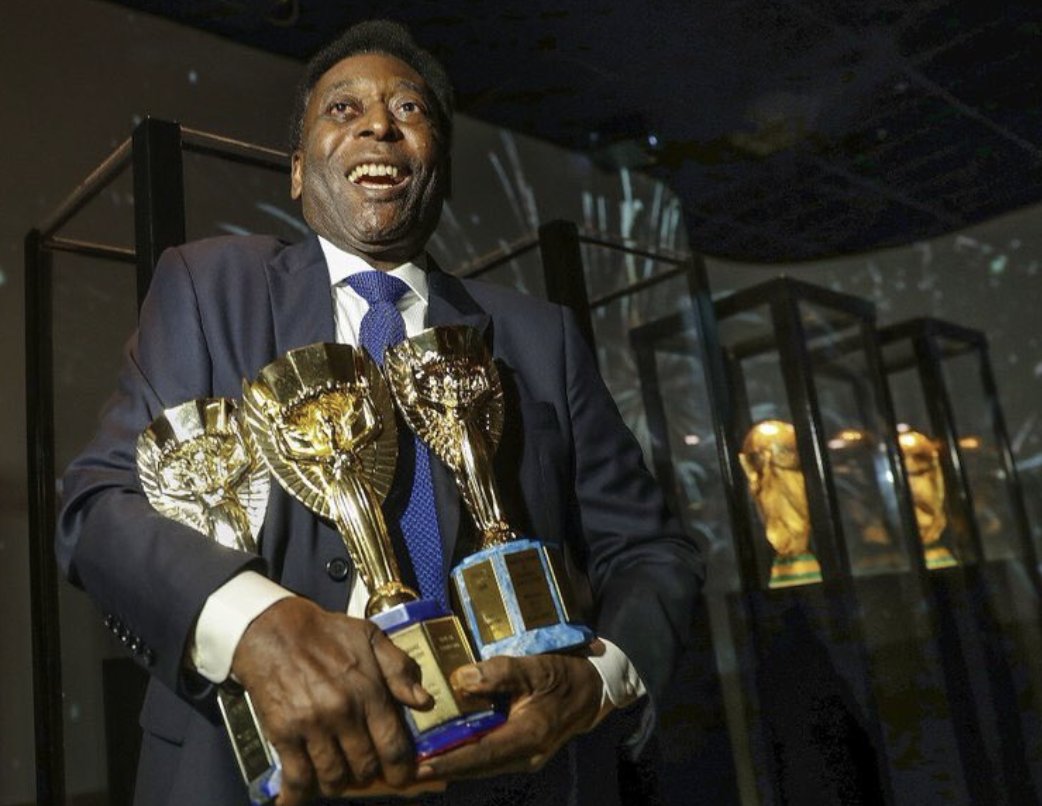 Pickswise on X: Pelé is the only player in history to win 3 World