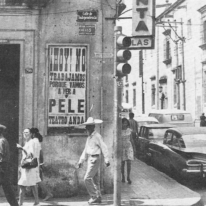 Mundial de México 70. Pelé.