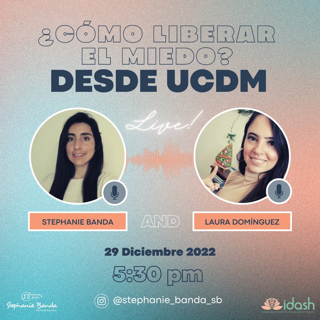 _StephanieBanda's tweet photo. ¡La liberación del miedo es imprescindible para experimentar toda curación! 🙌🏼😮
¡Únete a este Live hoy en punto de las 5:30 pm 🇲🇽 y 8:30 pm 🇦🇷, a través de Instagram Live! 👇🏼 

https://t.co/wNy2gBhx0D https://t.co/o8B1F6gOZK