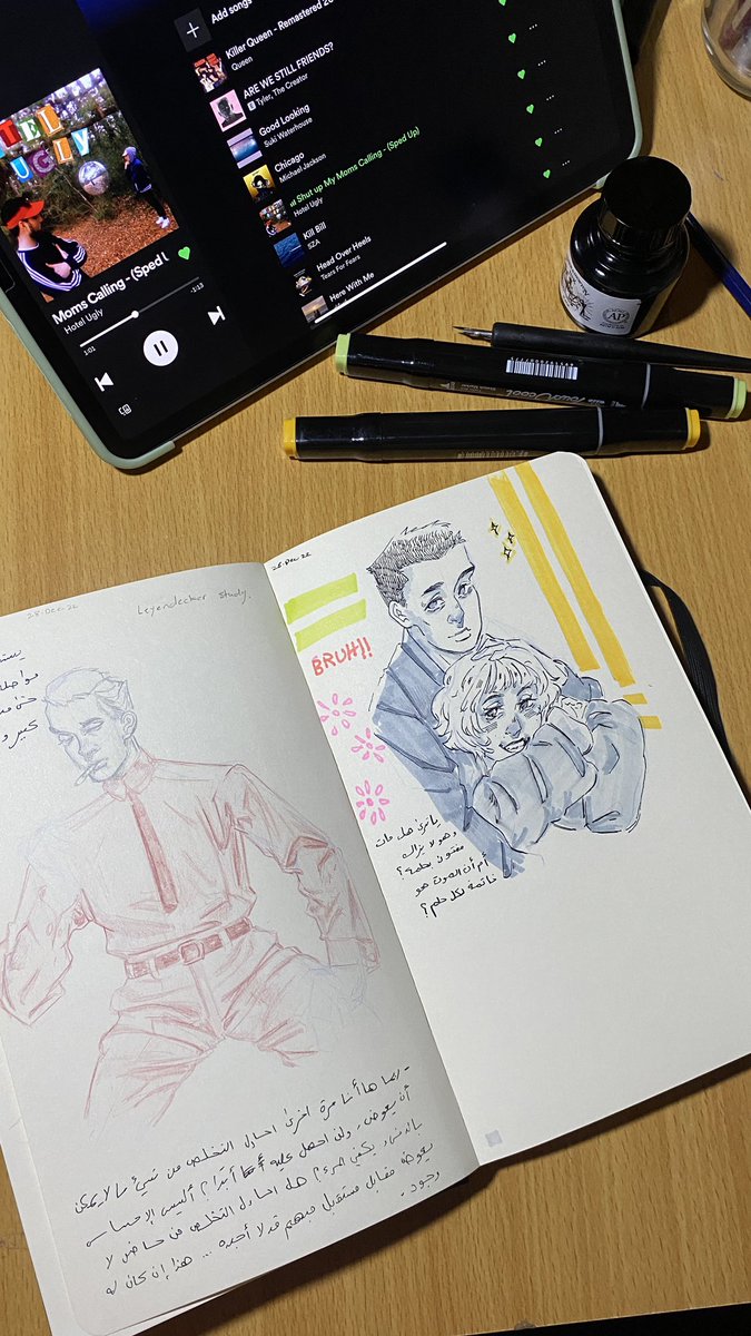 hinuhari's tweet photo. I’m reading berserk and my sketchbook starting to get filled with quotes from it 😭😭#art #artist #drawing #sketch #sketchbook #fanart #ink #inkin #lineart https://t.co/maoBxdt8QY
