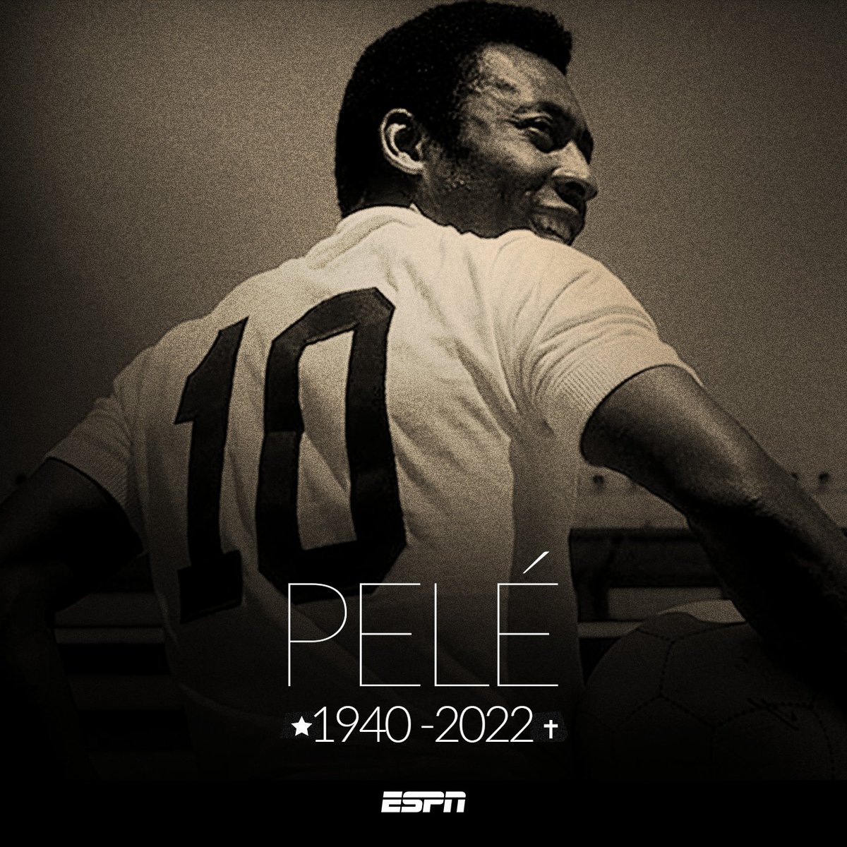 Una noticia triste para todo el mundo del fútbol: a los 82 años, murió 🇧🇷 Pelé, uno de los mejores jugadores de la historia.