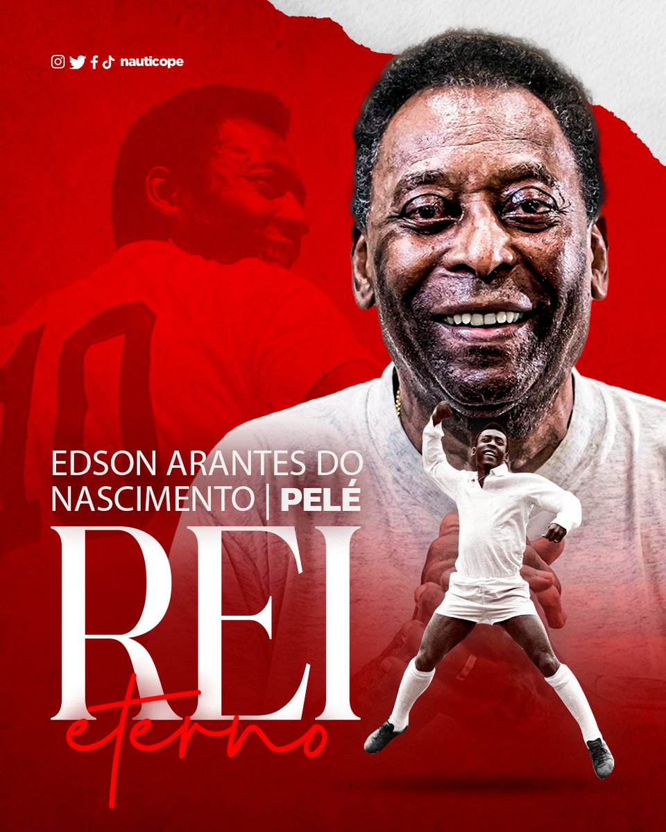 Ao Rei Pelé, nosso carinho, respeito e imensa gratidão. 🏆🏆🏆