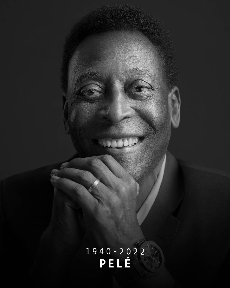 SportsRooter's tweet photo. Brazil legend Pele has died at the age of 82 after several weeks in hospital, confirmed his manager.
RIP Lengend 💔 https://t.co/qACmSn393T