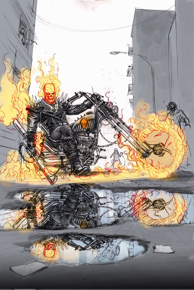🔞👹milf Devil변호사👹🔞 On Twitter Rt Juaneferreyra Ghost Rider Pencils 