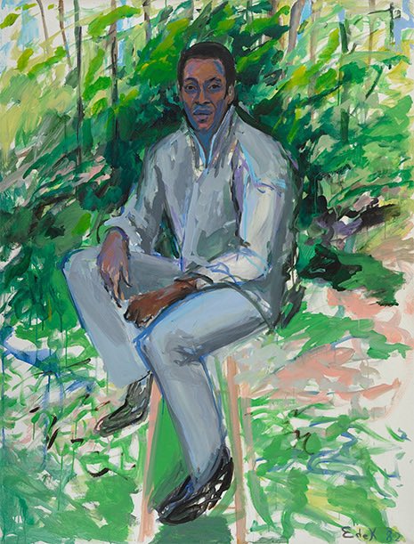 Pelé 

by Elaine de Kooning (1918-1989) 1982