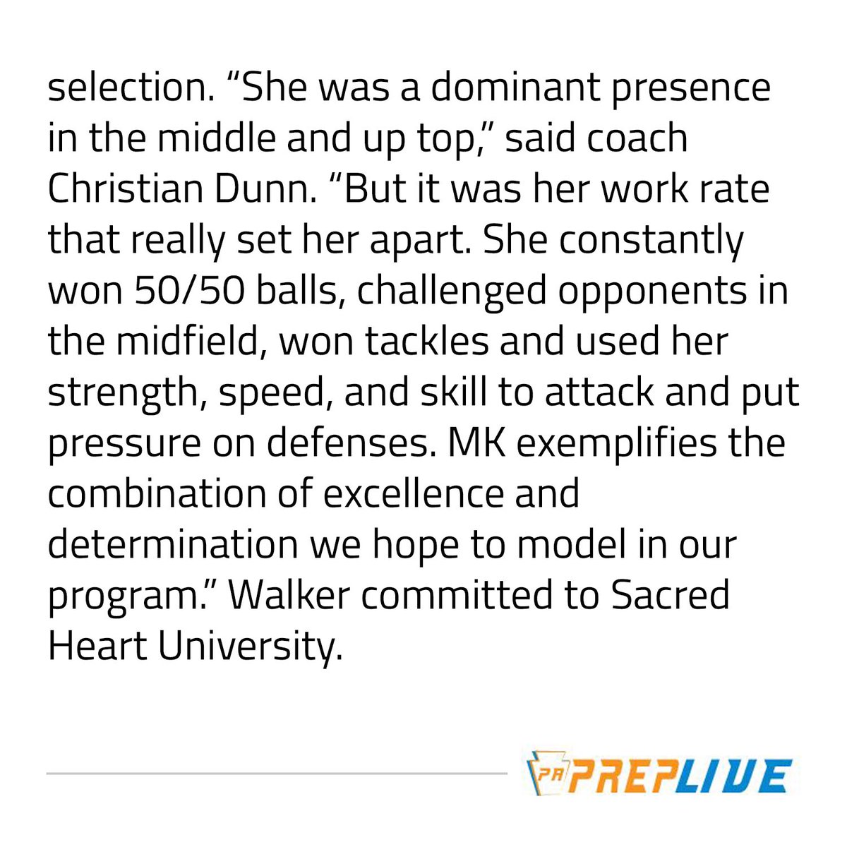MK_Walker2024's tweet photo. Grateful to have been named All-Area, First Team and loved the new challenge of playing the 10 for high school this year!!!! 

@AvonGrove_HS @sportingdesoc 
@EPaODP @EdwardsChris1 https://t.co/rhmAZZ5HFD