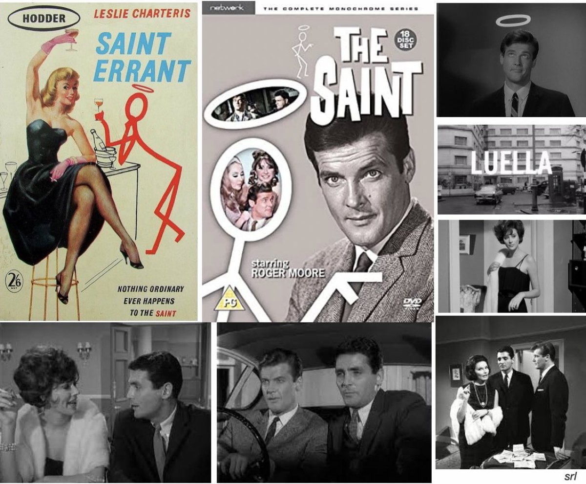 8pm TODAY on @TalkingPicsTV

From 1964, s2 Ep 19 of #TheSaint “Luella ” directed by #RoyWardBaker & written by #HarryWJunkin 

Based on a #LeslieCharteris 1948 short story from 📖”Saint Errant”

🌟#RogerMoore #DavidHedison #SuzanneLloyd #JohnWoodnutt #JulianHolloway