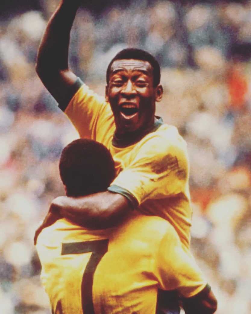 R.I.P Pele. Constant reruns of 1970; the greatest team ever and escape to victory, have you lodged in my mind forever. The #og #goat