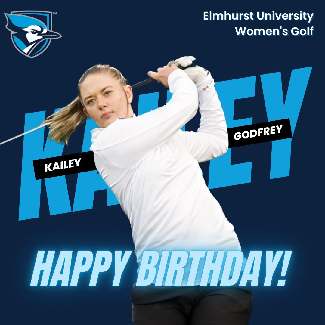 The Elmhurst University Women’s Golf team would like to wish Kailey Godfrey the happiest of birthdays today!! 🎉