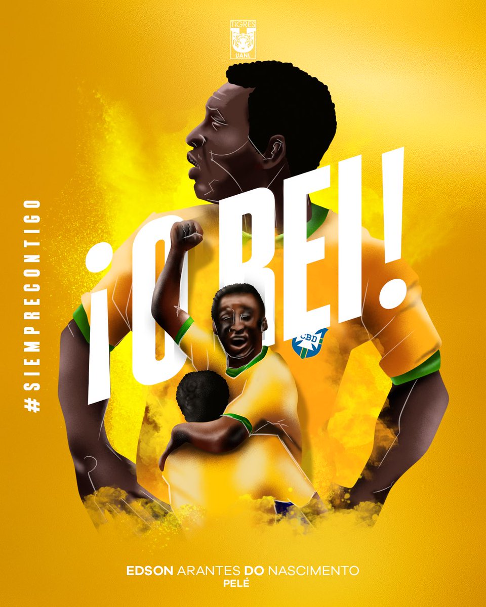 TigresOficial's tweet photo. 🙏🏻 Hasta Siempre, O Rei @Pele. https://t.co/w0WnG1zHuN