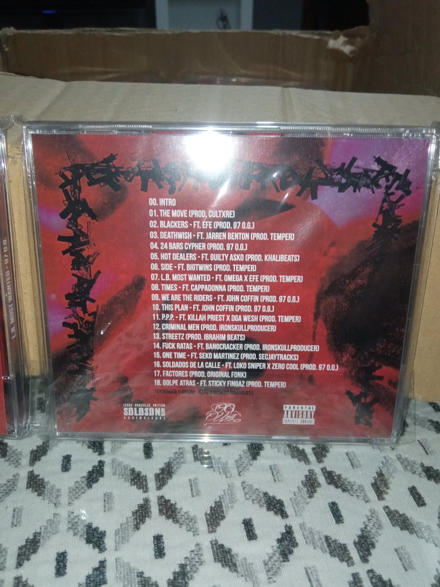 97OG_'s tweet photo. CD's L.B. Most Wanted!! DISPONIBLES!! 10€ Unidades LIMITADAS!! Entrega o recogida en mano, en LEBRIJA!!, envios wallapop o vinted! https://t.co/xFquu0ezik