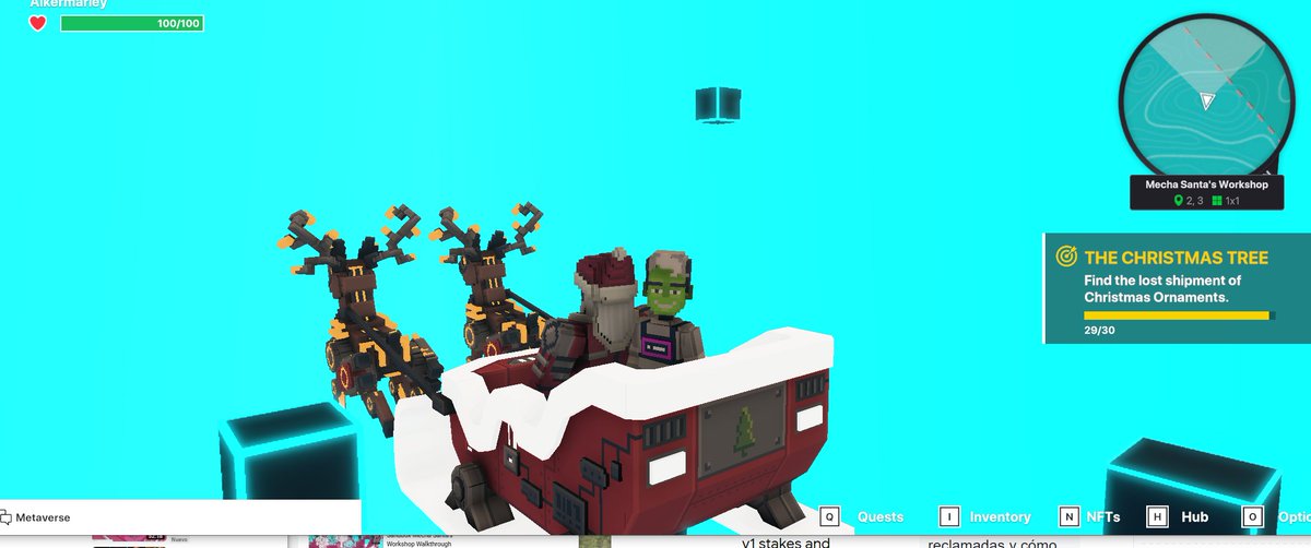 AikerErikson's tweet photo. @TheSandboxGame I found  the circuit board trees! 🤖🎄 I participated in the #SeasonsGreetingsTSB challenge for a chance to win an NFT! https://t.co/567ZsRooHe