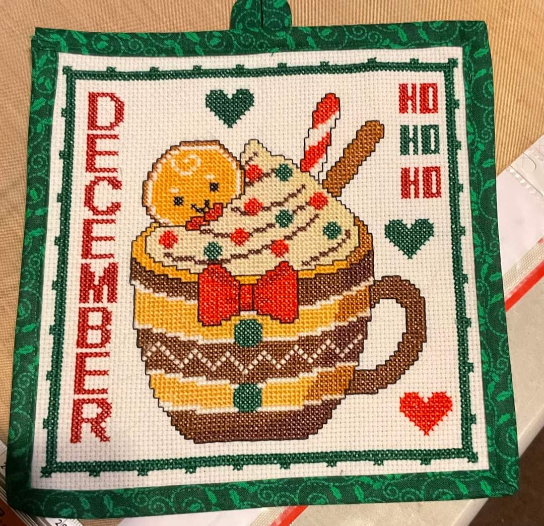 EmbroideryCom's tweet photo. Project Highlight!

Reeseann Wyatt just finished the last month of "A Year of Mugs" by Cross Stitch Wonders and shared it on our Facebook page!

We would love to see your finished projects too and help share them with the world!

Happy Holidays! https://t.co/Af3k4MnO9W