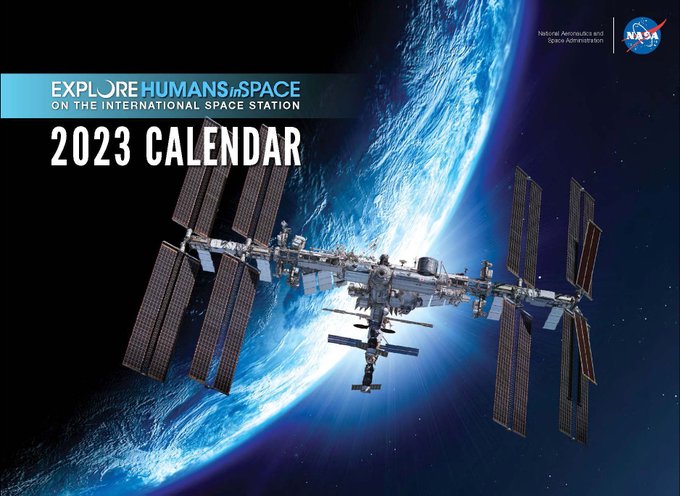 Follow events in outer space with NASA's 2023 calendar
