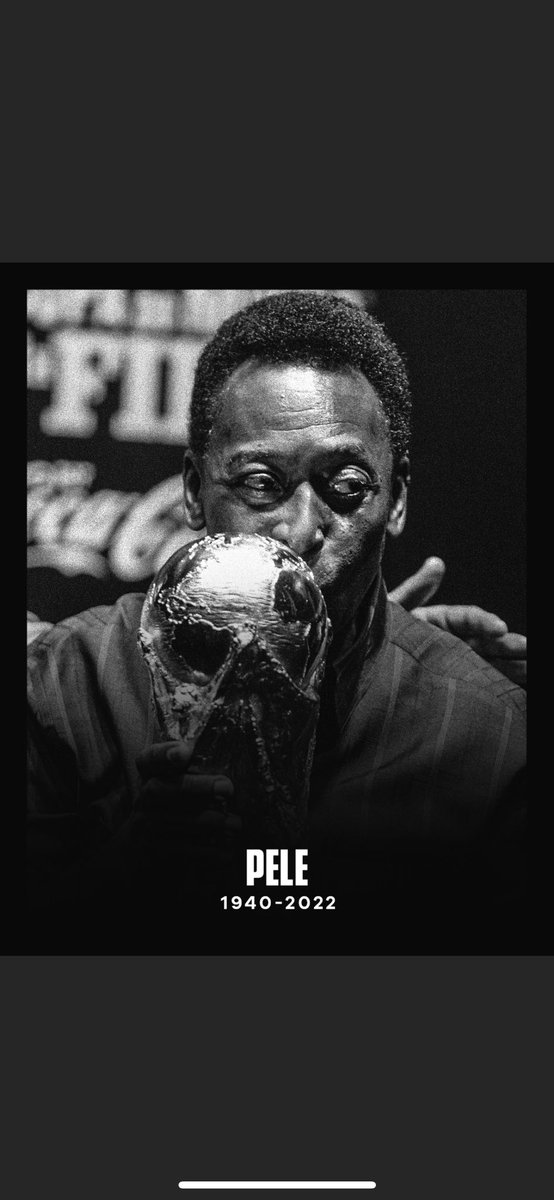 Greatest to ever play the game, RIP Legend 🙌🏻