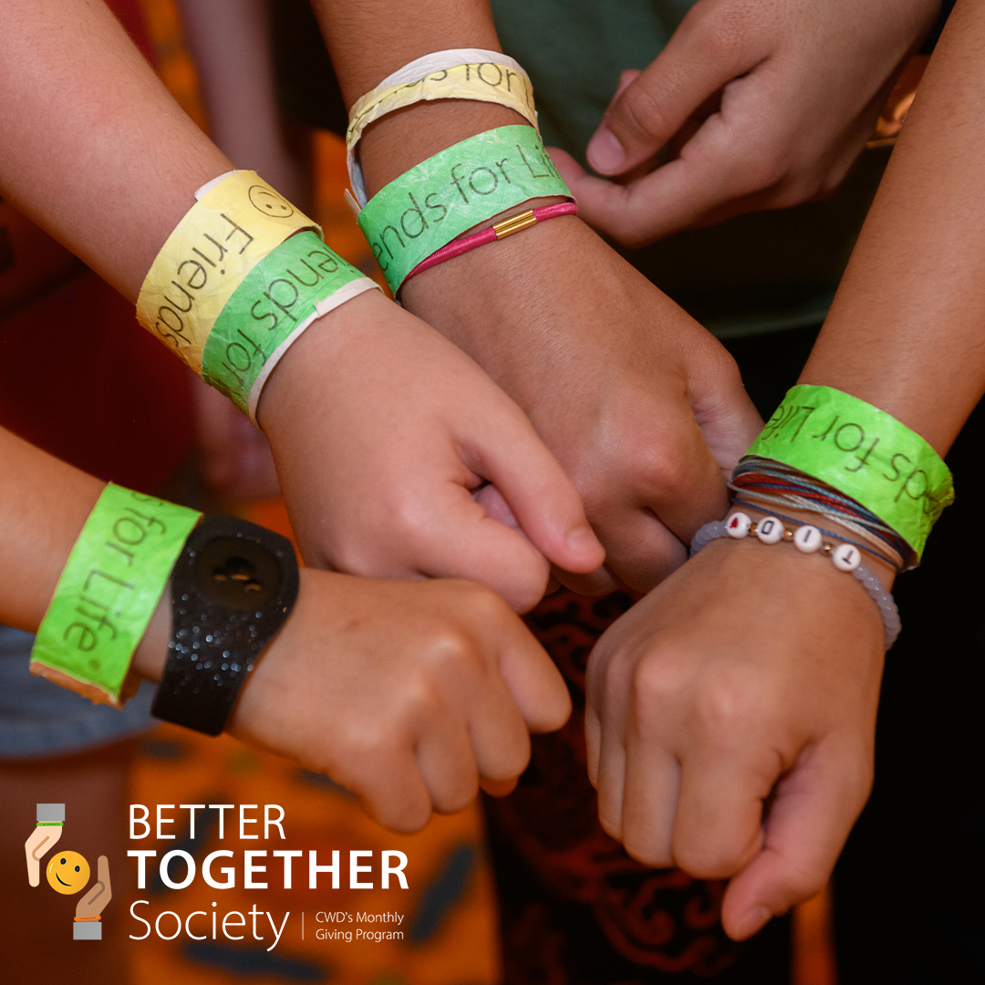 The Better Together Society is CWD's monthly giving program, which helps secure the future of CWD and our FFL Conferences. Your generosity funds FFL scholarships for families and young adults with #T1D Learn more at cwd.is/bts. #CWDiabetes #type1diabetes