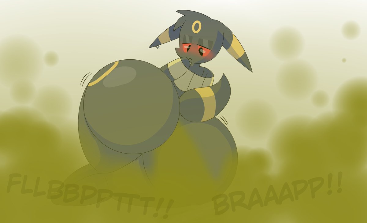 thebuttden's tweet photo. it is recommended that u do not approach the gassy umbreon https://t.co/QnWWbArUlH