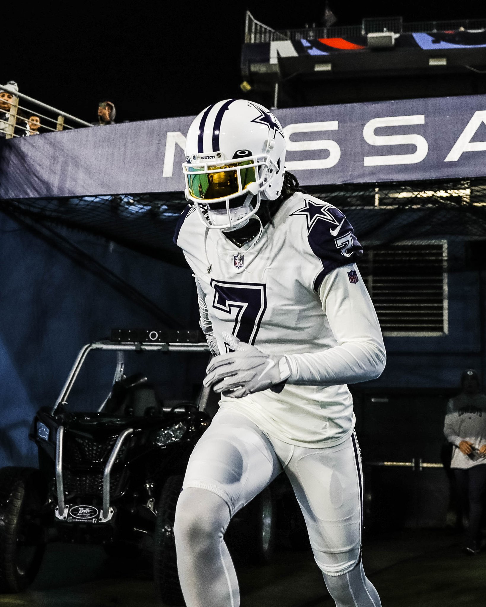 NFL on ESPN on X: 'Cowboys rocking their color rush uniforms vs. the Titans  ❄️ 