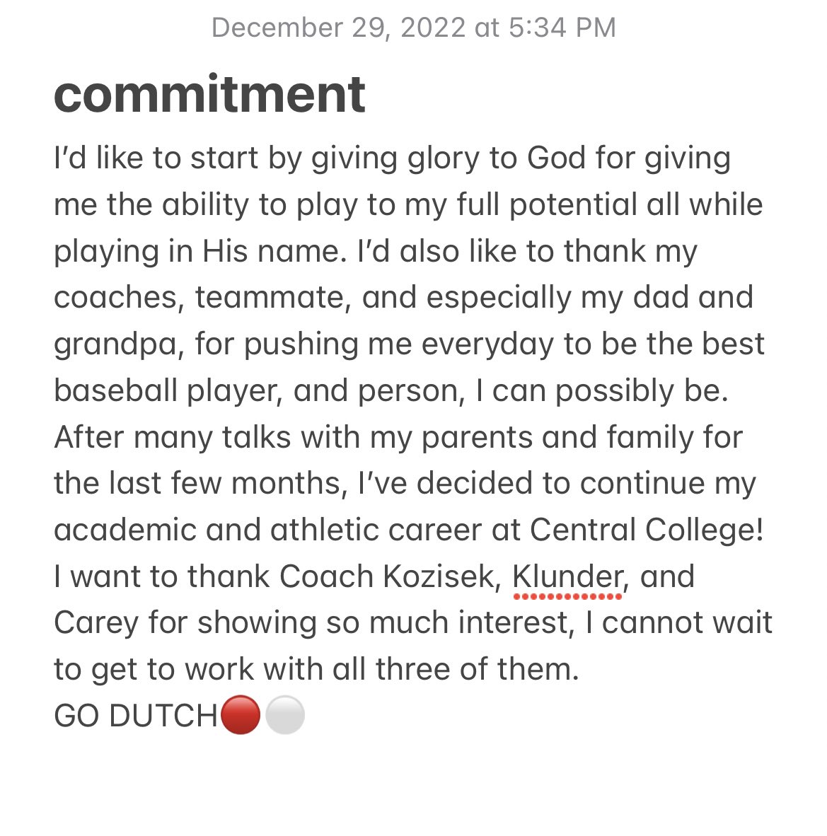 tturnerwilliams's tweet image. 🤍COMMITTED❤️
Thank you to everyone who helped me along the way, go Dutch! @CareyAdam @rkozisek2 @coachklundercui