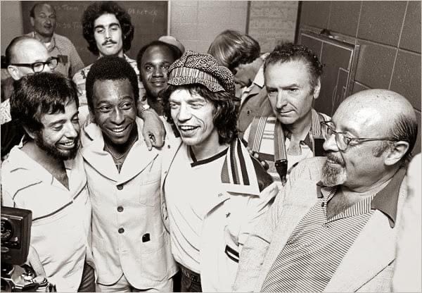 “Absolutely everybody wanted to shake his hand, to get a photo with him. Saying you had partied with #Pelé was the biggest badge of honour going." - Mick Jagger