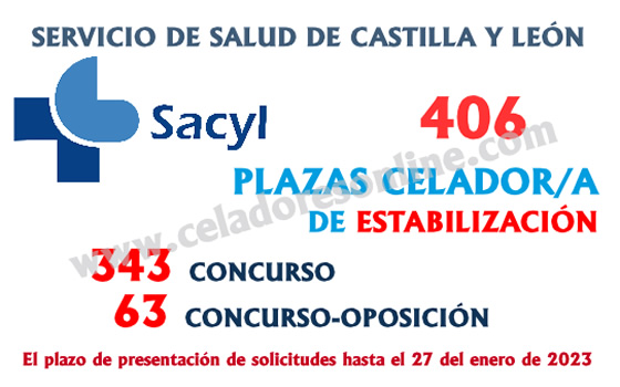Información ampliada de la convocatoria de 406 plazas de ESTABILIZACIÓN de CELADORES/AS del SACYL-Sanidad de Castilla y León... FlL2WDoWAAINWXq?format=jpg&name=small