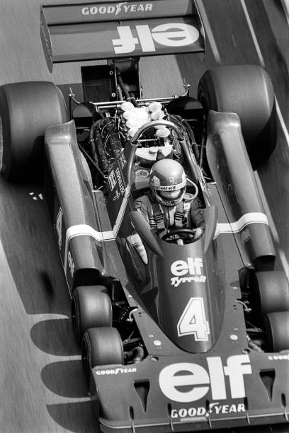 NetoDemetriou's tweet photo. Patrick Depailler, Tyrrell P34, Monaco, 1976. Photo: Paul-Henri Cahier. #F1 https://t.co/xbe0BFF9bv