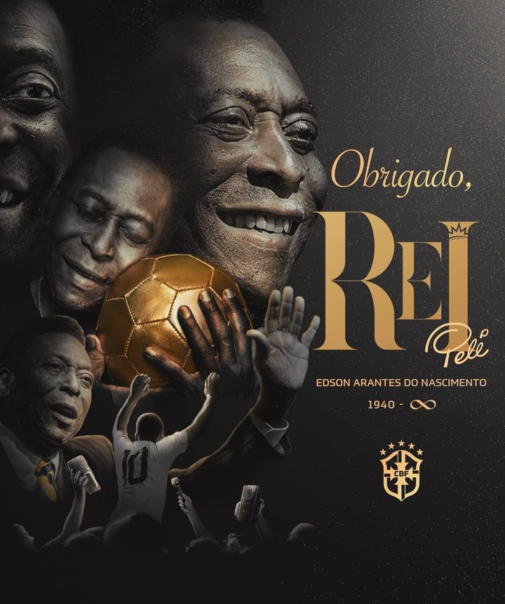 maxtter13's tweet photo. Descanse em paz, Rei #Pele Obrigado pela glória que você deu ao Brasil e ao futebol. Seu legado é eterno. ⭐⭐⭐ Um grande não sai, apenas se torna uma lenda.  Ele nos deixa um legado, suas vitórias para recordar e aprender com humildade... Pelé para sempre.🙏🖤⚽🇧🇷 #pele https://t.co/cooQ4VEl87