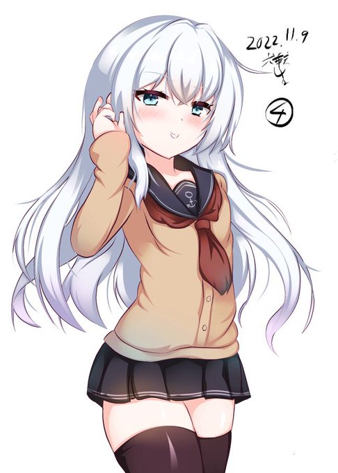 🧢「司令官、仕事仕事。早くやらないとお蕎麦、食べられないよ〜」 