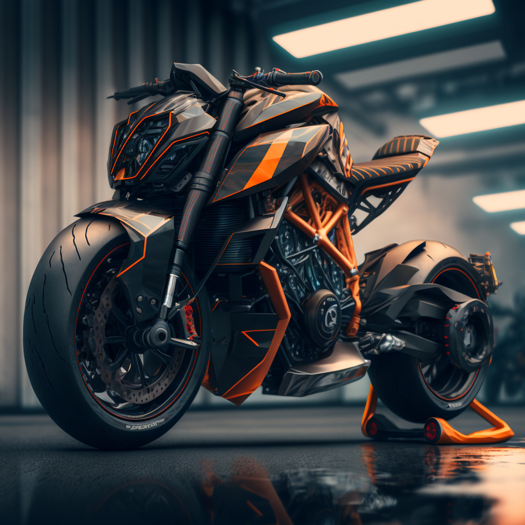 KiloMotorcycles's tweet photo. AI generated vehicle concept art with midjourney. Prompts: “ktm superduke electric concept”
.
#AIArt #Midjourney #VehicleConcepts #MotorcycleConcepts #KiloMotorcycles #Motorcycle #CustomMotorcycle #MotoLife #Kilo #MotorcycleDesign #Drawing #Photoshop #Illustration #BikeDesignPro https://t.co/t2LcjdlNFV