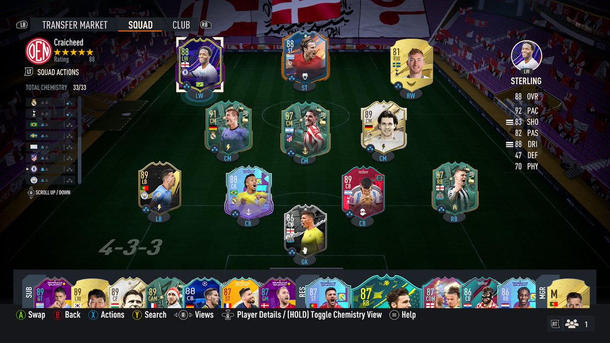 CallumGilbort_'s tweet photo. @DannyAaronsFUT All untradeable except the goat Romero https://t.co/LV0IgmAsSu
