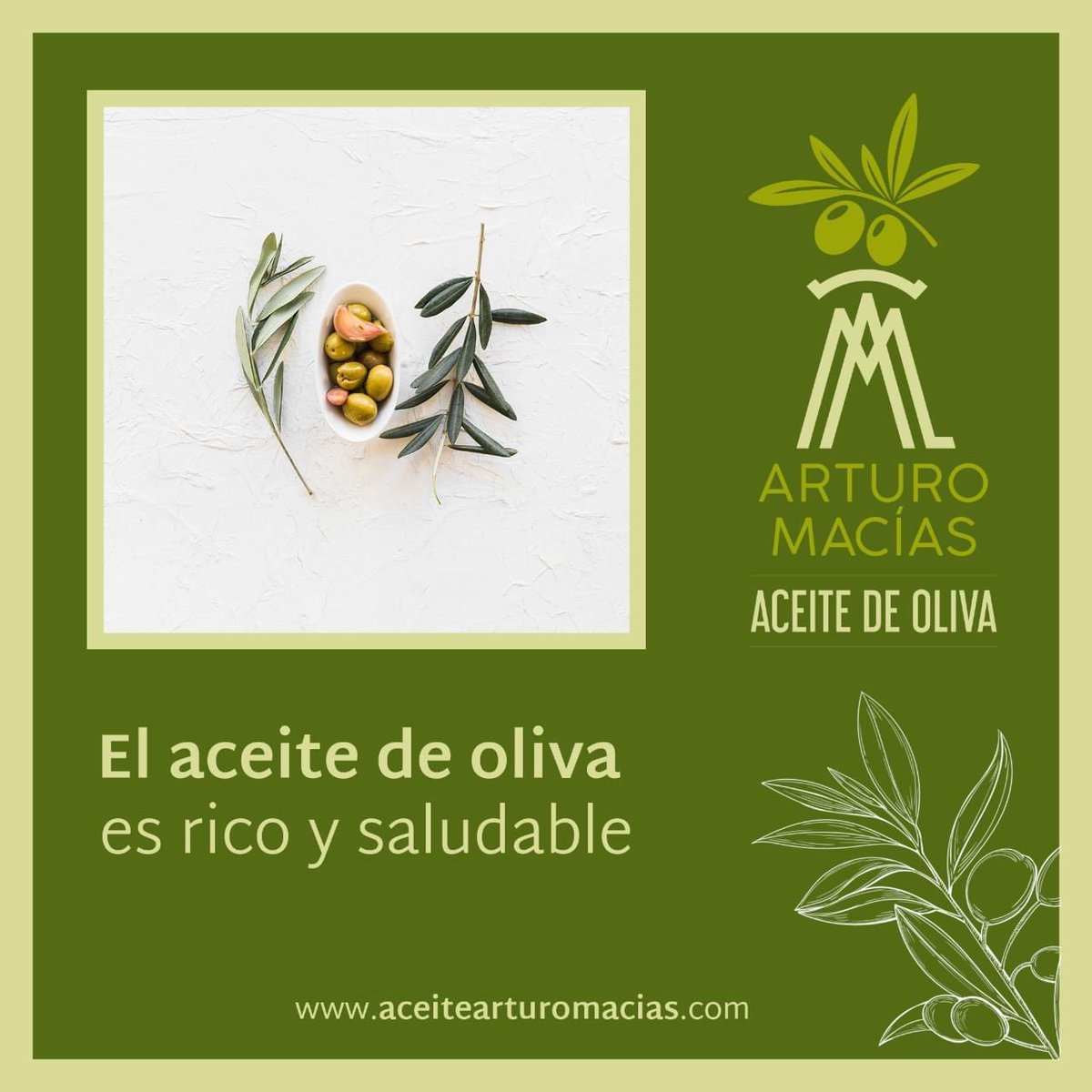 🫒 Con solo consumir una cucharada de aceite de oliva todos los días, usted notará grandes cambios en salud, también lo puede utilizar de forma regular para cocinar alimentos y en aderezos.

🫒 aceitearturomacias.com 
🫒 449 419 4035