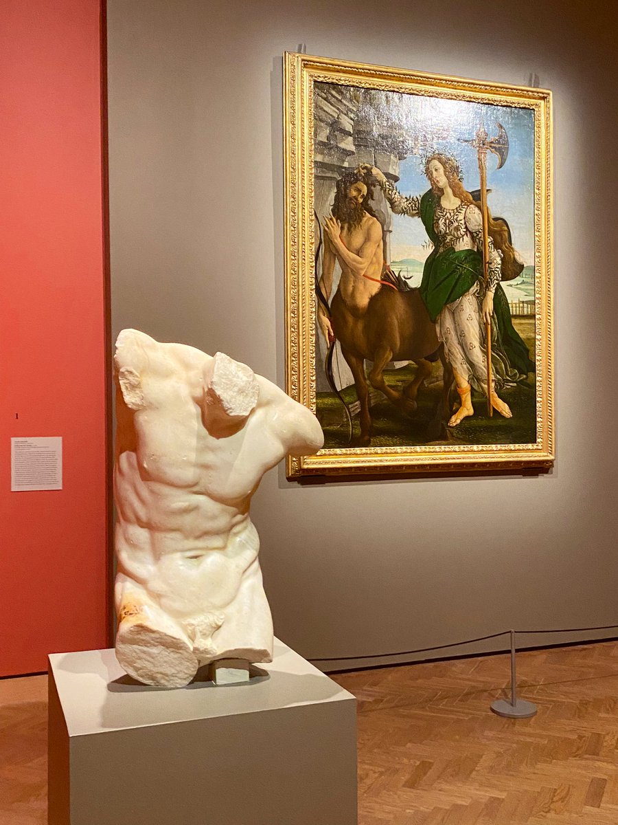 EmilyHeimerman's tweet photo. Over the break, my momma and I visited the Minneapolis Institute of Art’s temporary exhibition, “Botticelli and Renaissance Florence: Masterworks from the Uffizi”

They showcased paintings, sculptures, and prints from Mia’s collection, alongside many pieces sent from the Uffizi. https://t.co/VXIk2bfqpq