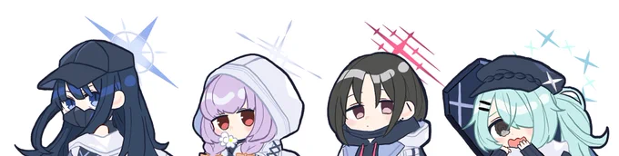 ヘイローつけてた横並びにするとかわいい 