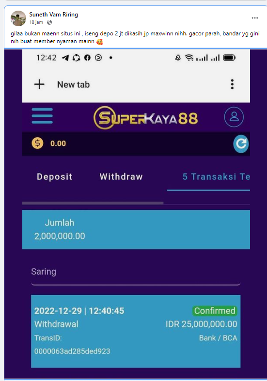 TanMaudy's tweet photo. BUKAN KALENG KALENG SITUS INI , WD 25 JT DIBAYAR FULL !!!

GILAK BENER , DAPAT JP MAXWIN 25 JT PUN DIBAYAR , MAIN DISINI PUN TENANG , GAK TAKUT GAKDIBAYAR. INI BARU SITUS TERPERCAYA , GAK PAKE ALASAN SAMA IP LAH , CROSS BET LAH , ALASAN BASI WKWKW. TOP GACOR SUPERKAYA88 https://t.co/yh8ArLcG1H