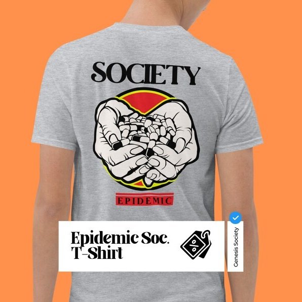 Back side of my Epidemic Soc. t-shirt.

etsy.com/shop/GenesisSo…

New merch dropping daily, from hoodies, t-shirts and more. Thank you for checking out! ❤️

#etsyhandmade #etsysale #etsy