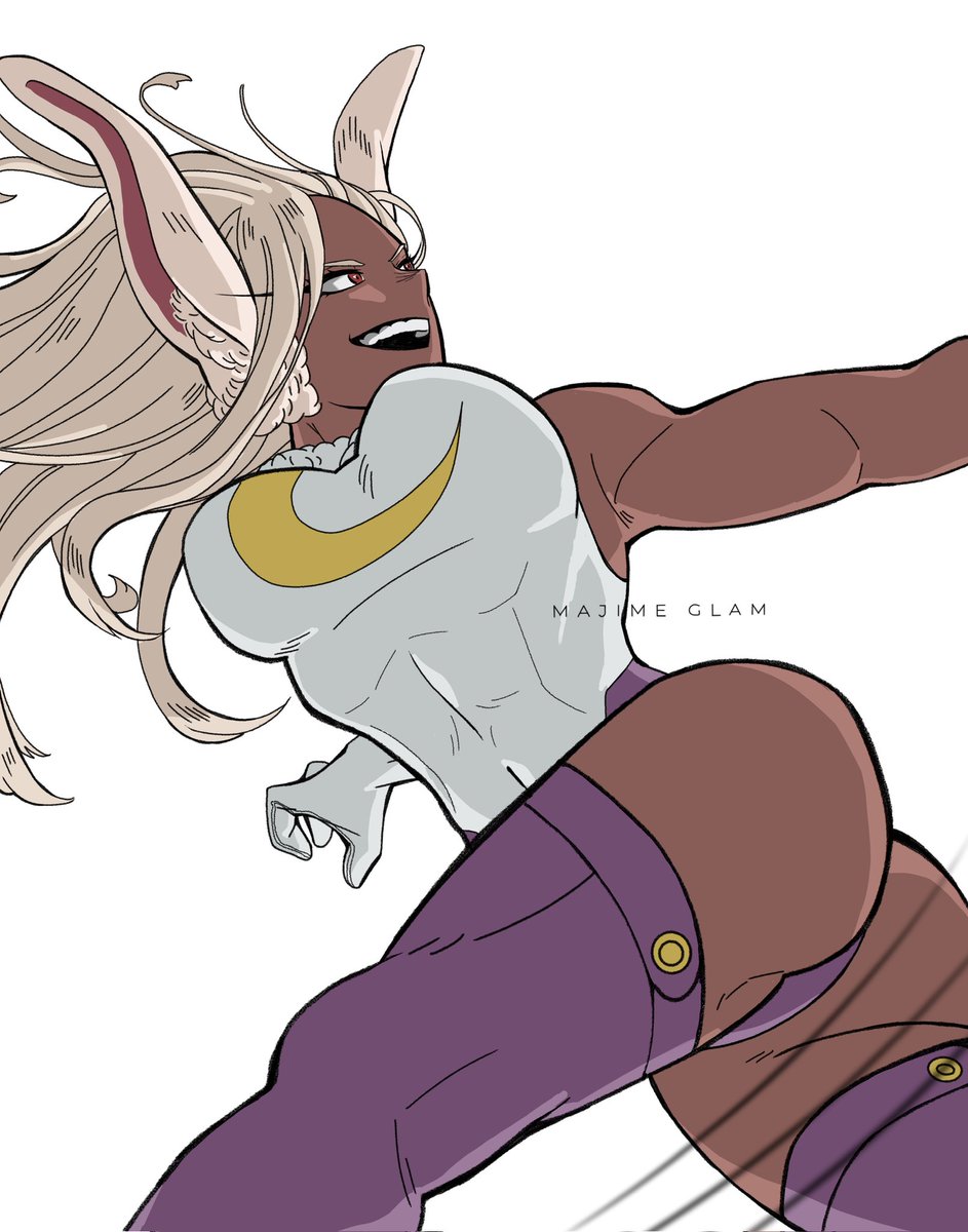 GlamMajime's tweet photo. #MyHeroAcademia #mirko https://t.co/zh6oT56cC3