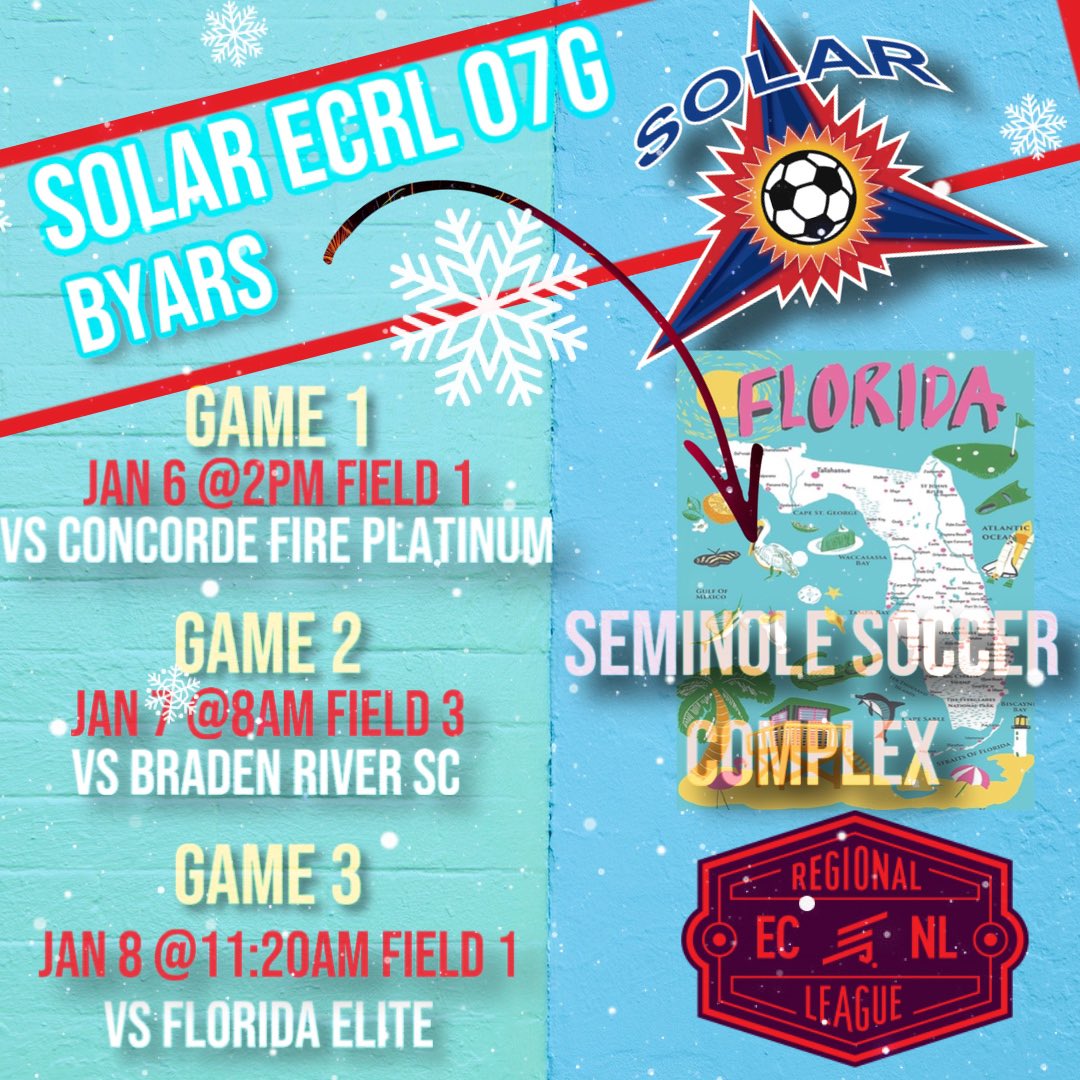 Come watch us play in our next college showcase in Sanford, Florida, Jan 6-8th,2023!!
#collegeshowcase #byarsgirls #solarsoccerclub