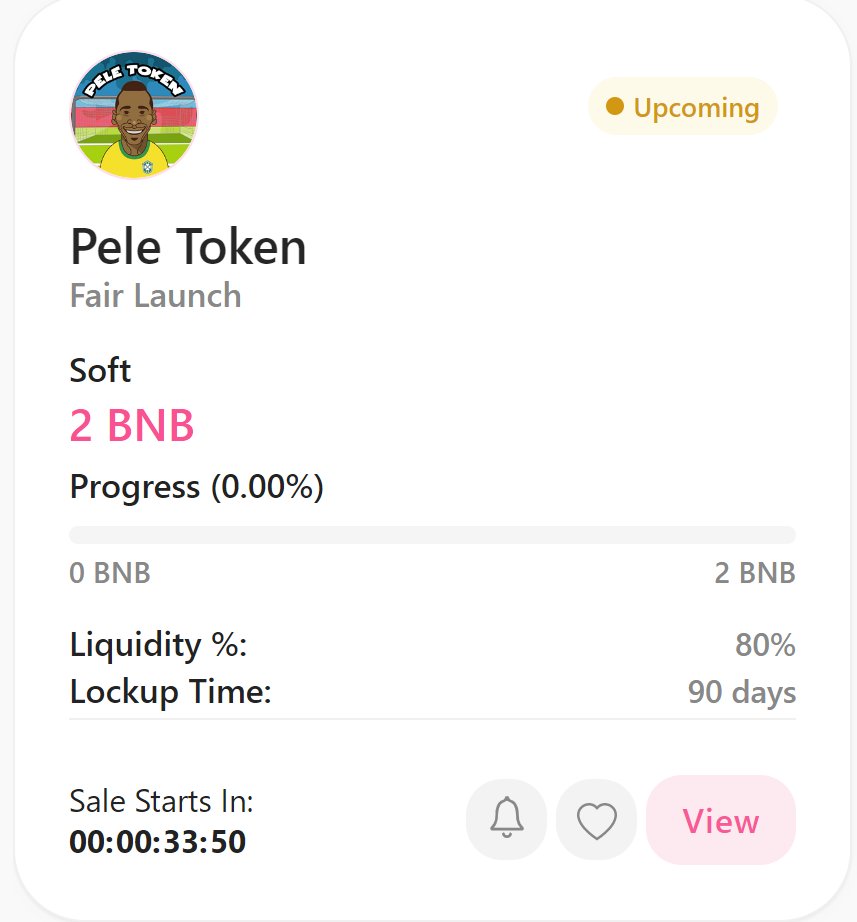 Pele Token official tweet media