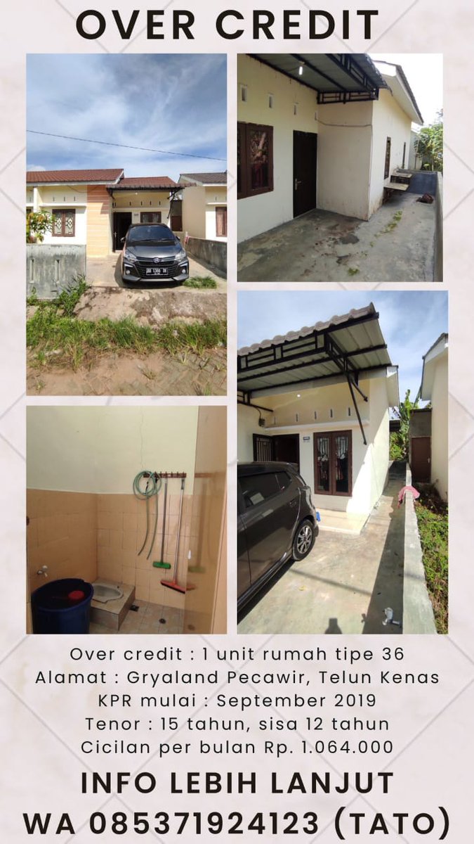 Yang mau beli rumah atau sekedar investasi. Ayo.