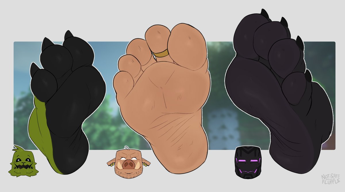 NSF_Fluffle's tweet photo. Self-Indulgent Mob Peets~👣 https://t.co/YLg9HgoVfO