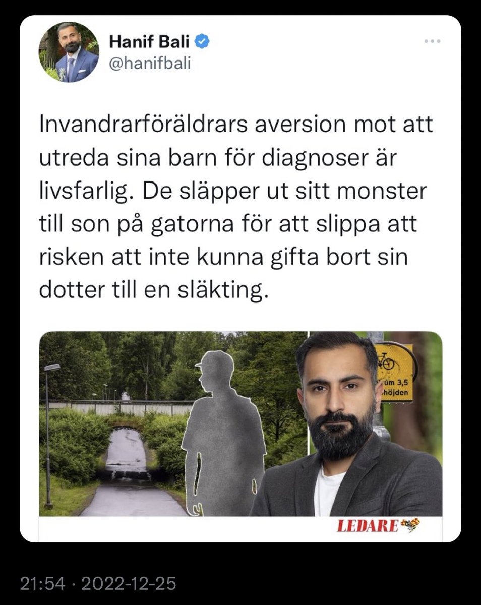 martmannen's tweet photo. .@NikeNylander  av nyfikenhet, varför väljer ni att bjuda in en sådan hatspridare som Hanif? Ni skänker legitimitet till honom. Det måste finnas en hel drös moderater som har en seriösare ton (hoppas jag) https://t.co/H0ysghUDRL