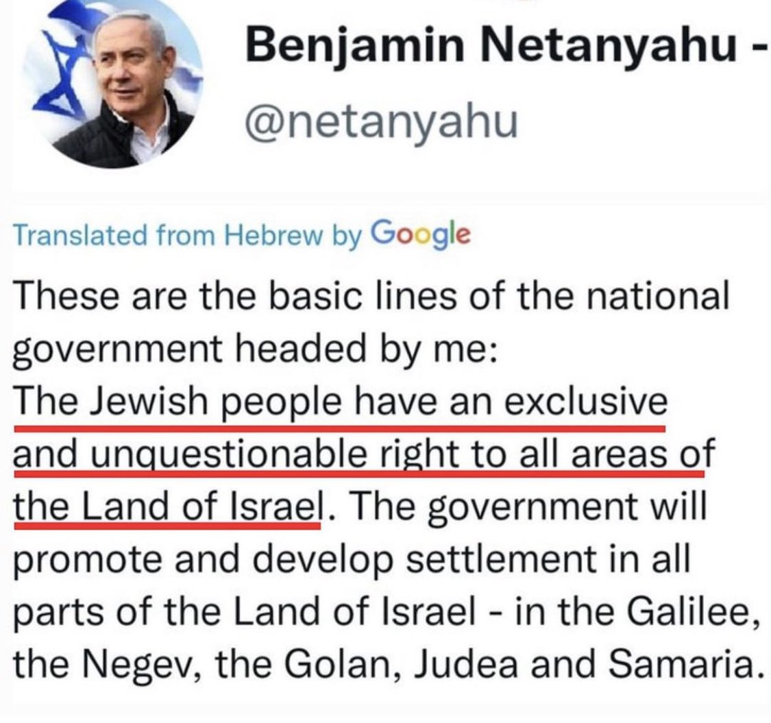 We told you so. 

In fact we’ve told you for decades. 

The reason Netanyahu can spout this kind of fascism and colonial violence  is because of decades of impunity and international complicity.