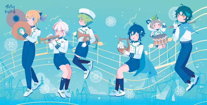 I can finally share my piece for @/rollround 's zine (Heartstrings)!  I had a lot of fun drawing my favorite element from the game  