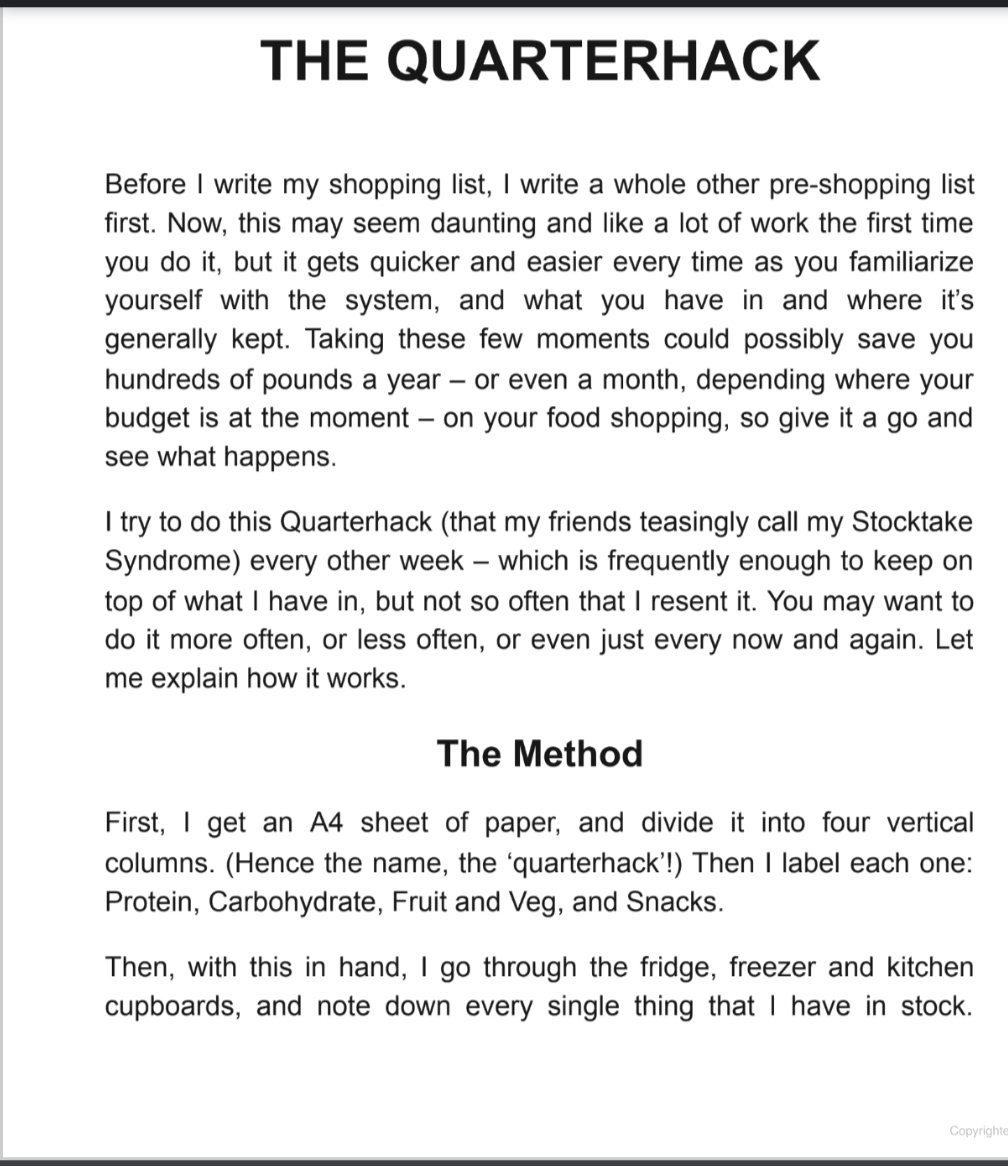 belfaststeve's tweet photo. @ReadReceipt_ @frugally_minded @ErikaB_Writes @verycentrist @TruthSignalUK @realmagicbooks @BootstrapCook @bookshop_org_UK @TrussellTrust Want £20 a week shopping?

Just make a list of everything you already have; protein, carbs, veg, and snacks, then simply don't buy any of the stuff you already have in stock!

@LeeAndersonMP_  won't tell you about this life changing hack!

#QuarterHack https://t.co/CttR7AkSnG