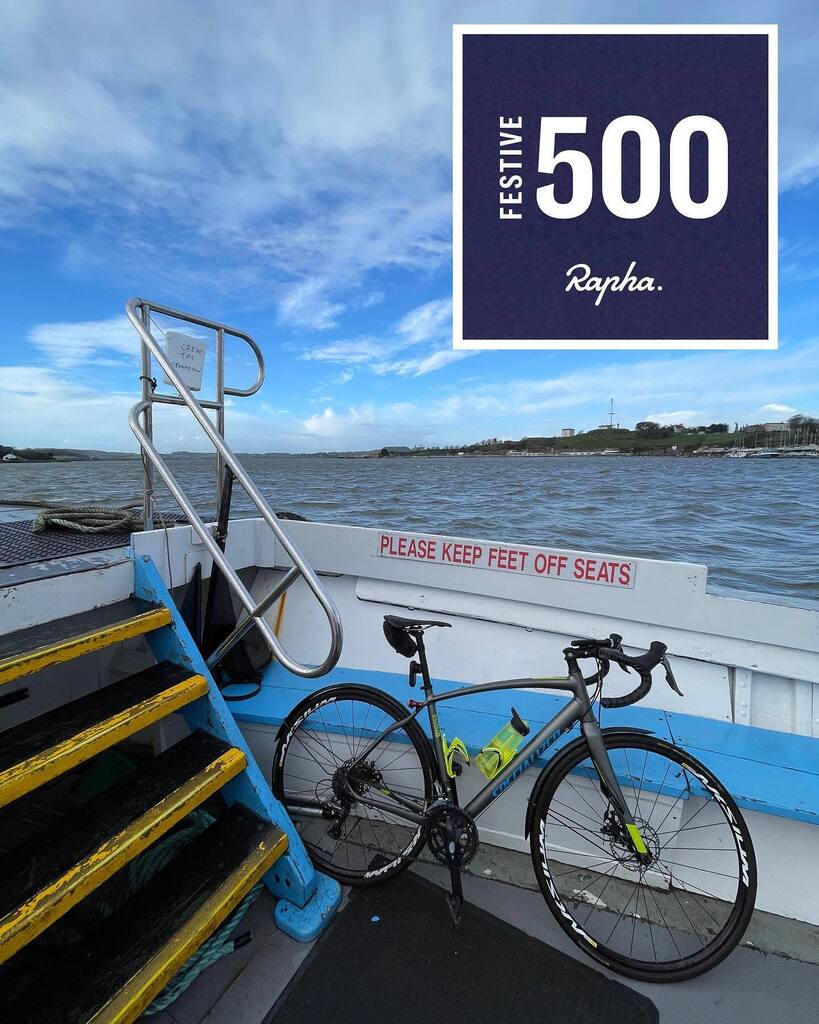 s2martin's tweet photo. A ride around the beautiful countryside of Devon and Cornwall (starting with a trip on the Cremyl Ferry) completes the @rapha Festive 500 challenge.

This also wraps my 2022 on the bike. I’ve not done any particularly epic adventures but have reached my … https://t.co/pWGOC6j02W https://t.co/ecxaSNWYw3
