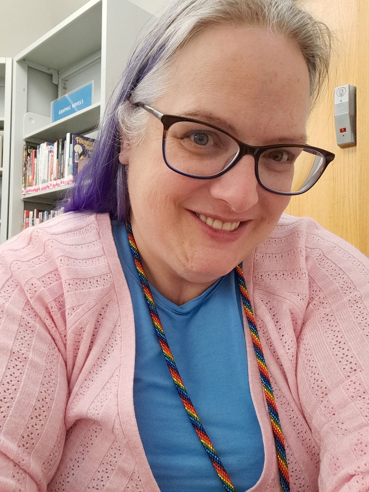 Here I am looking sweet and innocentin the library. Trying out a new shade of lipstick. https://t.co/Nbe4noFflM