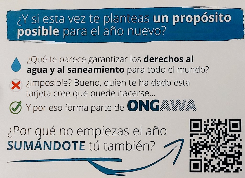 jj99211's tweet image. Si te planteas aportar tu pequeño grano de arena a la sociedad, puedes unirte a @ongawa4d. La tecnología y la ingeniería al servicio del desarrollo humano.
Hace 30 años me hice socio de @OngawaTeleco y creo que es una de las ONGs más transparentes y provechosas que conozco.